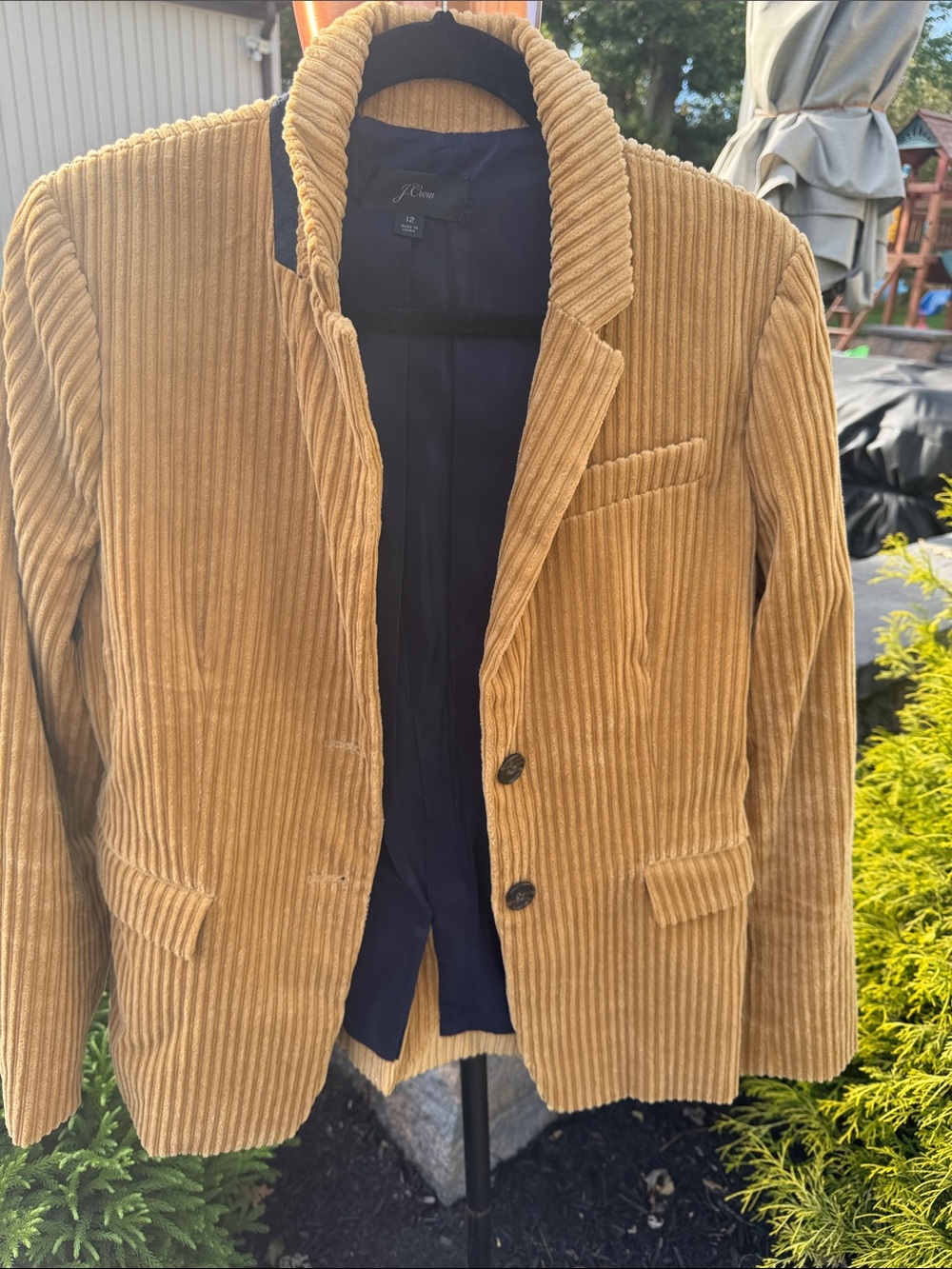 J. Crew woman’s  Corduroy Blazer in Camel